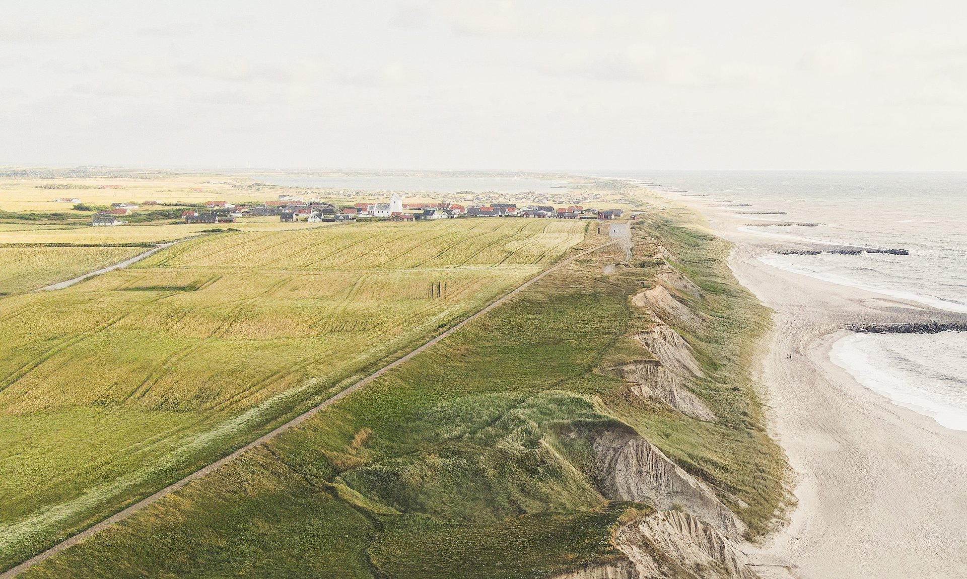 Meer und Wiese beim FSJ Dänemark