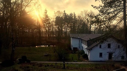 Sonnenuntergang beim FSJ in Lübeck