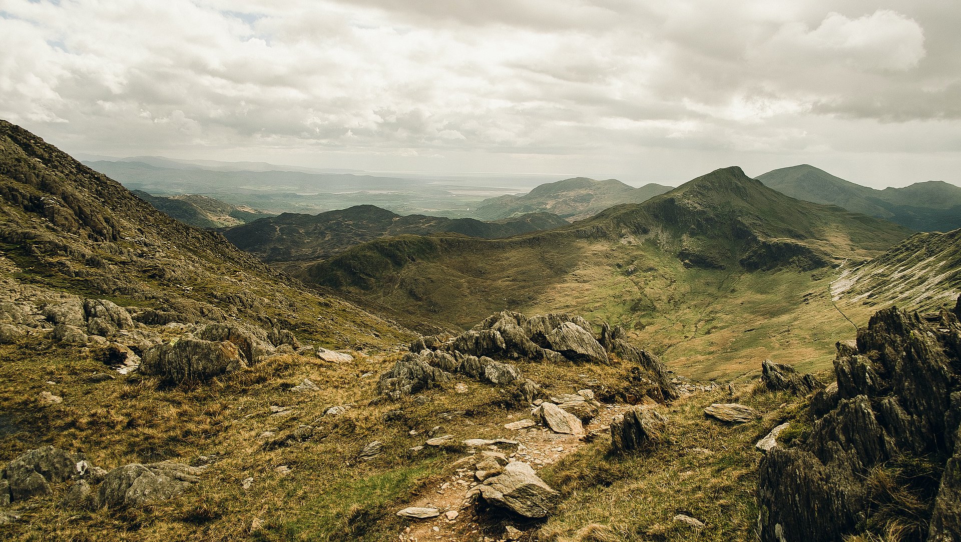 Weite grüne Landschaft beim FSJ in Großbritannien.