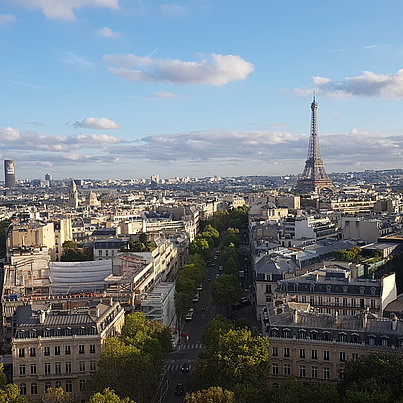 Paris und Eiffelturm beim FSJ Frankreich