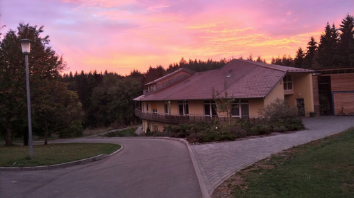 Lautenbach bei Sonnenuntergang beim FSJ in Baden-Württemberg