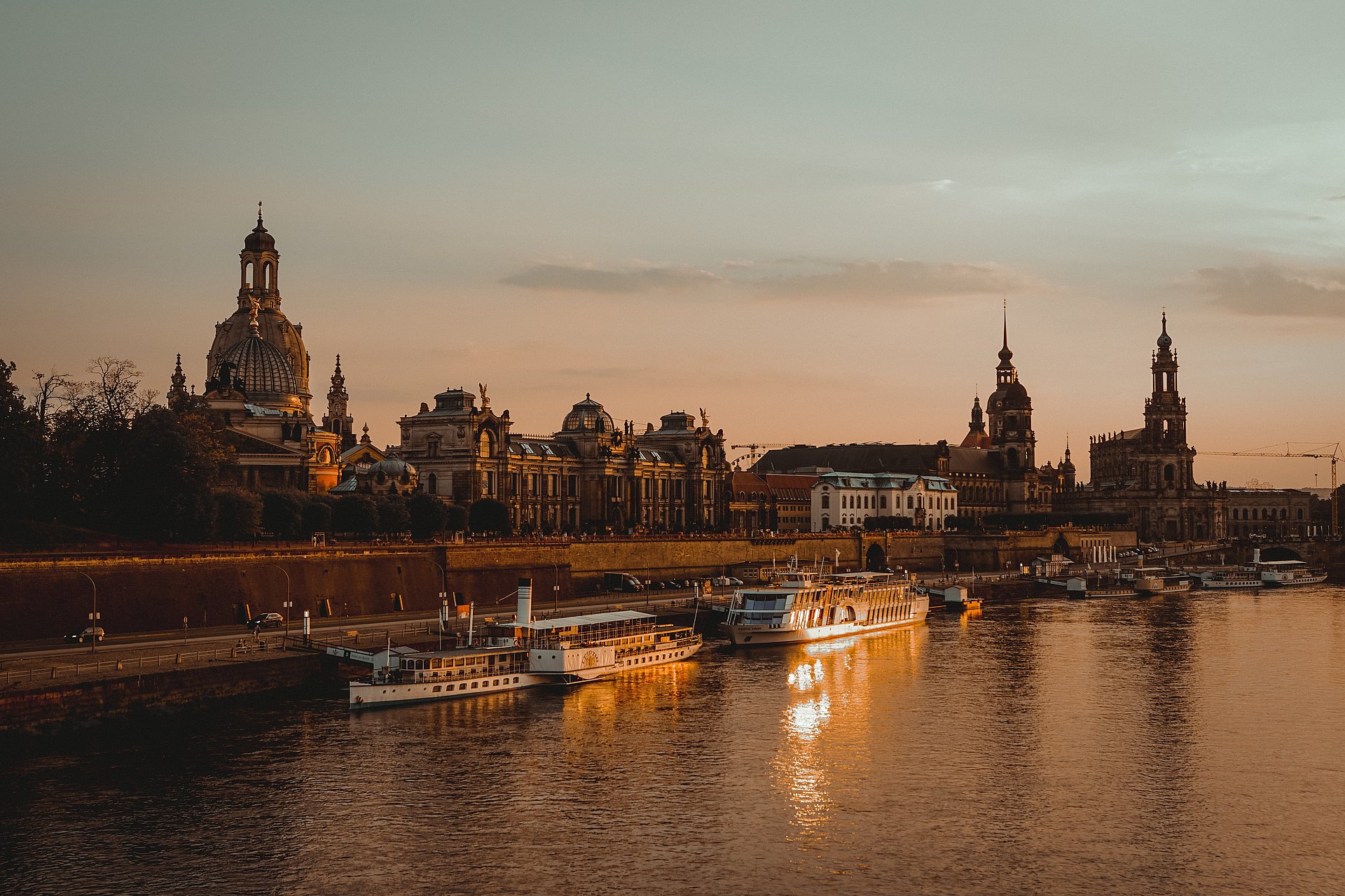 Fluss beim FSJ in Dresden