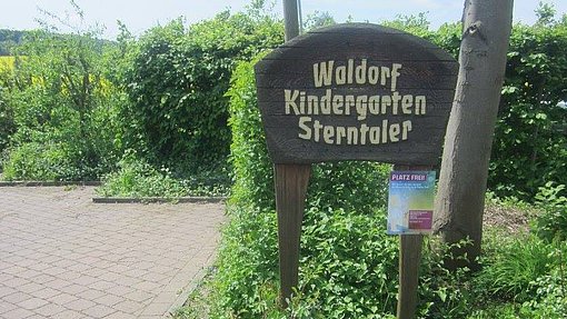 Schild beim FSJ im Kindergarten Sterntaler in Detmold