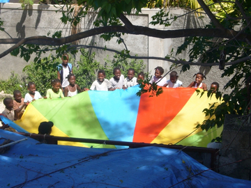 Haiti II Tuch Bildausschnitt