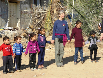 Gemeinsames Singen Morgenkreis Gaza 2014