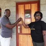 Handover of keys to the school team Waldorf School Mbagathi