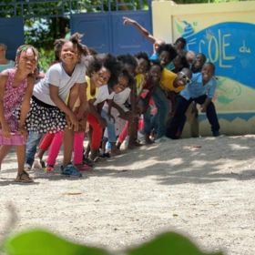 escuela Waldorf Ecole du Village Niños de la Ecole du Village en Haití